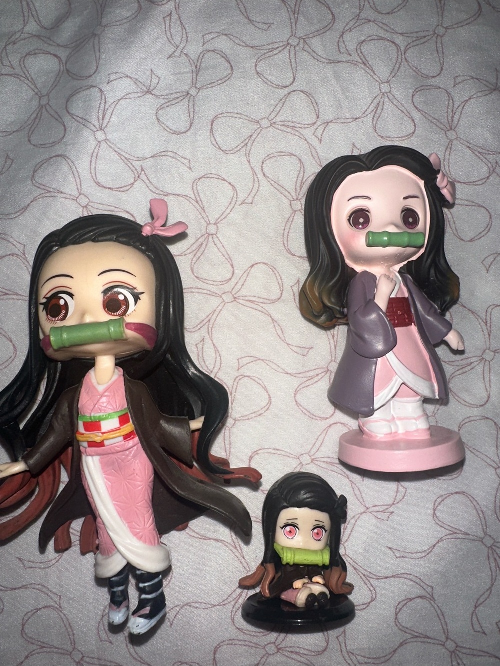 Nezuko Anime figures Doll Set - 3pcs